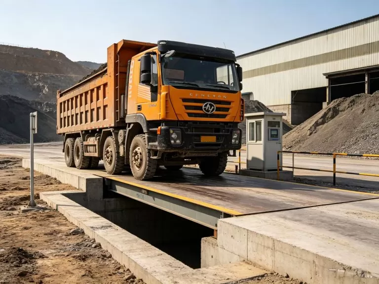 50 ton pit type truck scale, pit-mounted weighbridge for heavy vehicle weighing