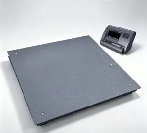 Industrial floor platform scale with indicator for warehouse factory weighing