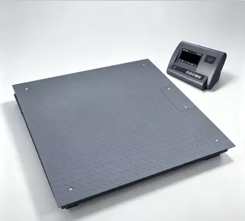 Industrial floor platform scale with indicator for warehouse factory weighing