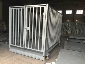 Cattle scales platform production workshop, manufacturing livestock weighing platforms