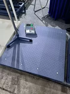 Large platform scale heavy duty industrial floor weighing scale for warehouse pallet weighing