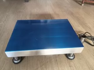 Polished 304 stainless steel deck for platform scale Aida Weighing